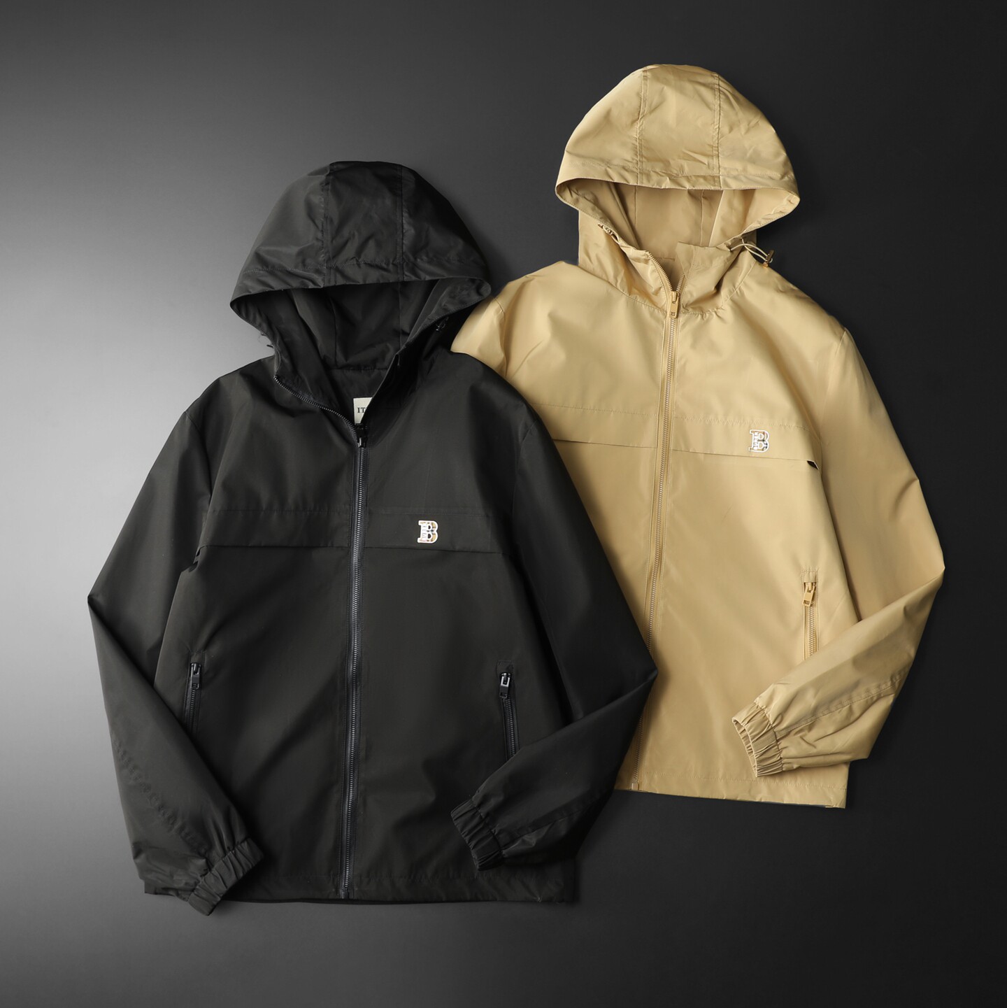 2026春季外套夹克6015-32888-P165卡其，男装夹克，钱塘6015（原D203）