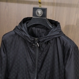 2025春季新款男士连帽夹克外套加大码（M-6XL)QT3099-8809-P145挂，男装夹克，钱塘6015（原D203）