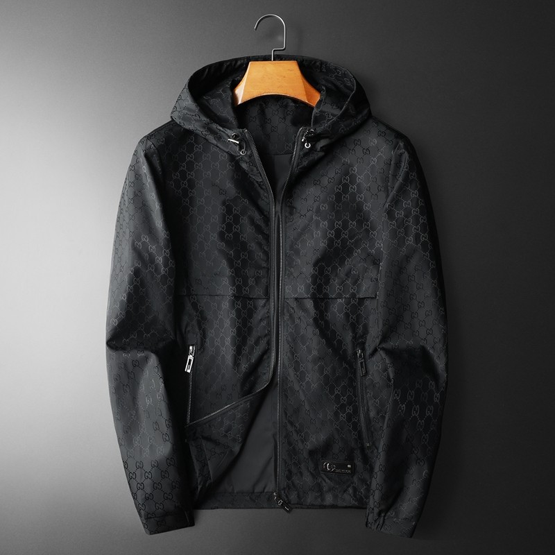 2025春季男士连帽夹克加大码（M-6XL）QT6015-8809-P145，男装夹克，钱塘6015（原D203）