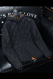 2025秋冬男菱格轻薄款修身连帽棉衣外套棉服6015-31101-P210沙发，男装棉衣，钱塘6015（原D203）
