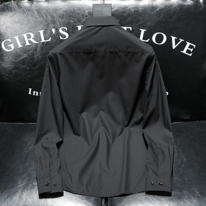 2025春季休闲长袖衬衫男加大码（M-6XL）QT6015-3305-P120沙发图图片