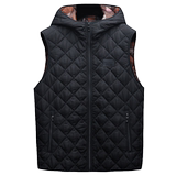 2025秋冬男士连帽棉衣马甲棉服背心外套6015-92023-P135沙发，男装背心/马甲，钱塘6015（原D203）