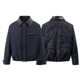 2025冬季男士皮领棉衣QT6015-9330-P175，男装棉衣，钱塘6015（原D203）