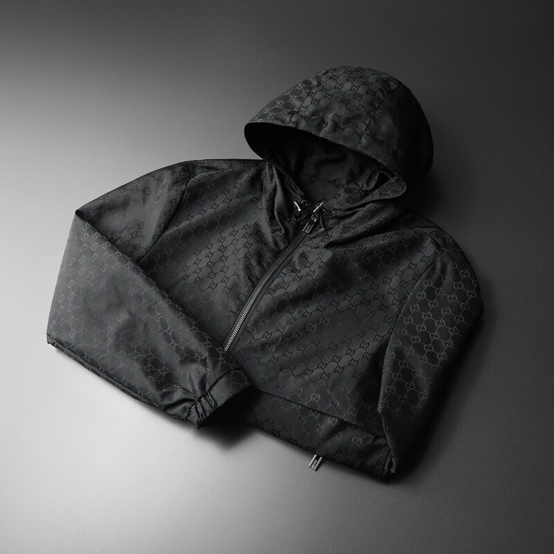 2025春季男士连帽夹克加大码（M-6XL）QT6015-8809-P145,男装夹克,钱塘6015（原D203）