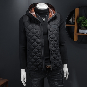 2025秋冬男士连帽棉衣马甲棉服背心外套6015-92023-P135图片