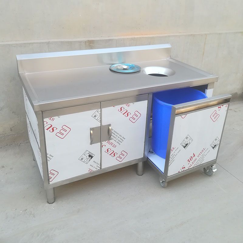 不锈钢收残台车食堂垃圾