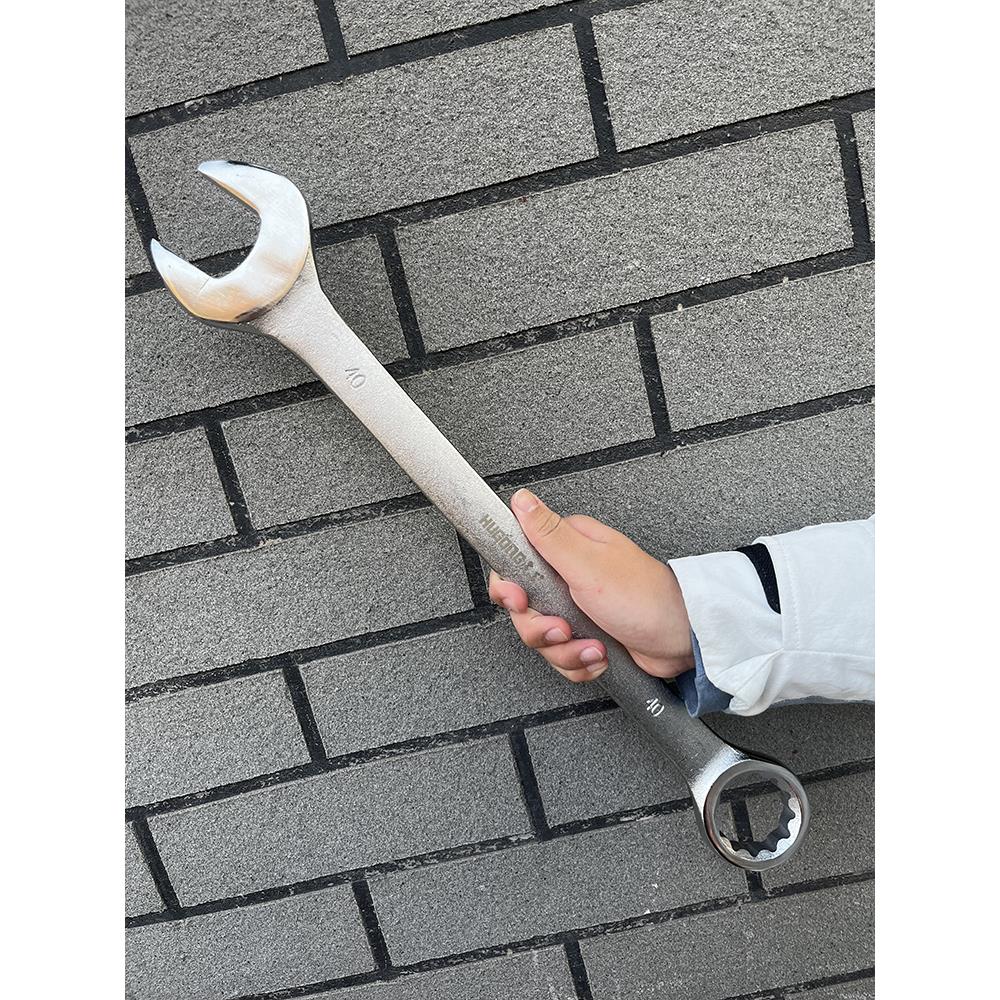 虎工加长大号喷砂梅花开口两用扳手叉口呆扳手37-39--45-48-57mm