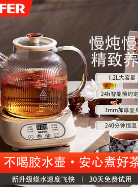 空盒子家用玻璃生壶花茶壶多功能生杯办公室小型炖煮烧水壶