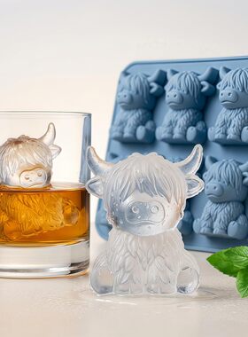 空盒子跨境亚马逊创意Bunny Silicone Mold高地牛硅胶模具