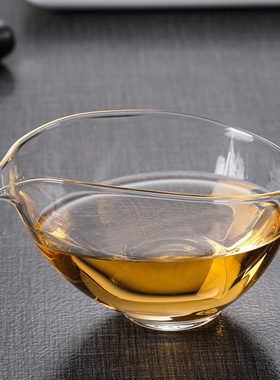 空盒子家用日式星月公杯耐高温玻璃茶海分茶器功夫茶具配件高档茶