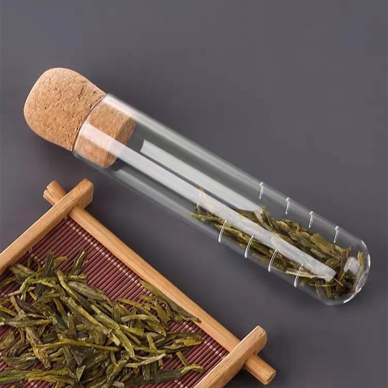 空盒子透明玻璃试管茶漏滤茶器懒人喝茶泡茶神器茶具配件图片
