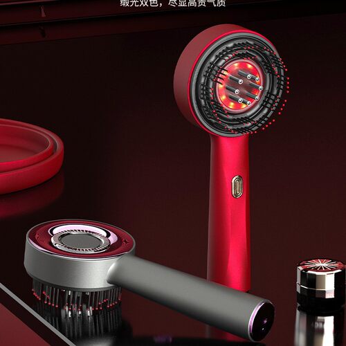 空盒子红光生发仪头皮按摩梳头部上药器防脱健发梳精华液导入梳护