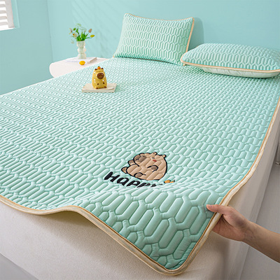 Latex cooling mat, ice silk mat, cooling mat mattress, student dormitory cooling mat, floor mat, baby usable, washable
