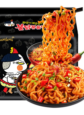 分装瓶收纳罐三火鸡面整箱辣鸡肉味拌面奶油芝士方便面炸酱速食韩