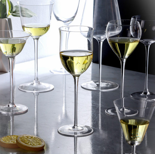 Japanese handmade Kimura cocktail glass, crystal glass, tall footed glass, cocktail glass, Martini glass, Martini glass