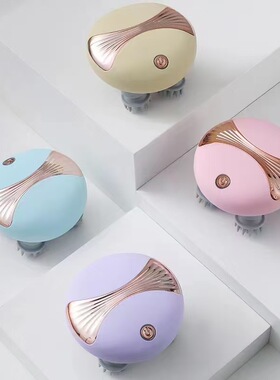 空盒子迷你头部按摩器护头皮按摩仪电动八爪鱼头部SPA干湿两用按