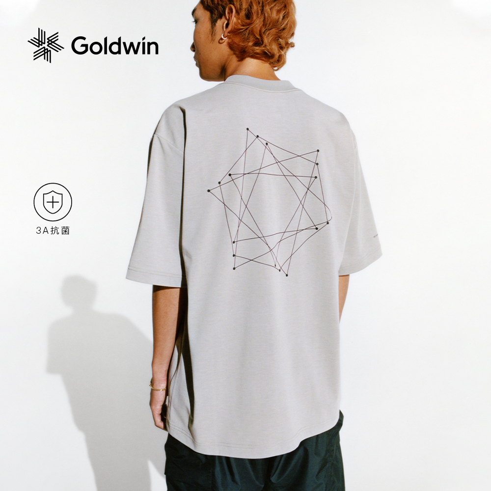 Goldwin吸湿排汗抗菌图案短袖T恤