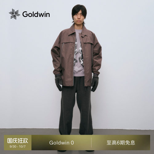Goldwin0羊毛混纺抓绒卫裤