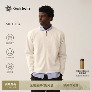 防晒抗菌速干轻量外套男女款 Goldwin秋冬华夫格针织开衫 新品