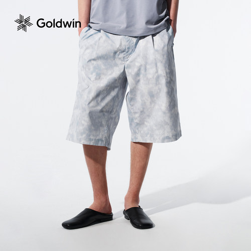 Goldwin印花图案SOLOTEX轻薄短裤