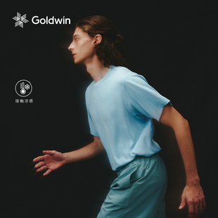 Goldwin夏凉感越野跑T恤轻量短袖 运动男女同款