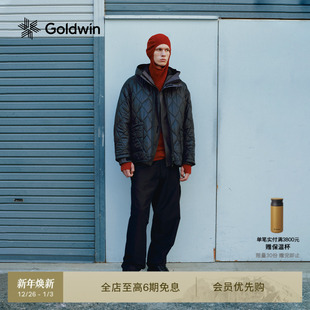 Goldwin防水棉服防小雨户外混羊毛两面穿保暖外套 秋冬新品