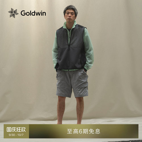Goldwin轻量短裤户外机能搭扣