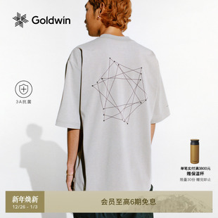 Goldwin夏户外休闲运动短袖 T恤吸湿排汗抗菌徒步登山男女同款