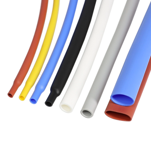硅胶热缩管耐腐蚀耐高温200℃硅橡胶环保绝缘柔软彩色热收缩套管