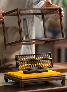 Spatio开店开业礼物送老板领导办公室桌面高档算盘摆件装饰公司礼