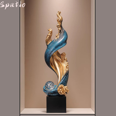 Spatio玄关风生水起轻奢高级摆件