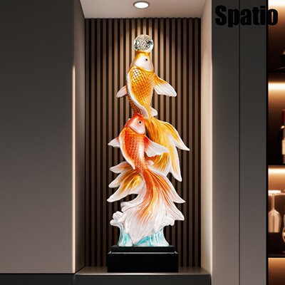 Spatio年年有余入户玄关装饰摆件