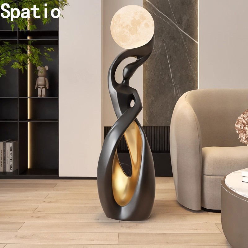 Spatio轻奢风仕女大型落地摆件