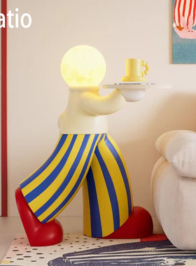 Spatio北欧风格创意人像落地摆件客厅装饰多巴胺孟菲斯人物落地灯