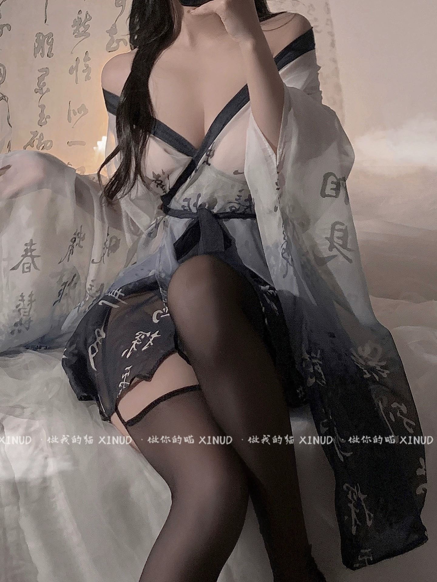 日系和服套装古风汉服浴袍大码