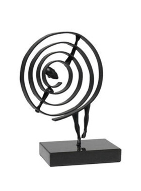 现代轻奢抽象人物雕塑摆件样板间蚊香摆设创意艺术软装饰品家居