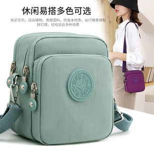手机包女斜挎迷你小包零钱包放装钥匙2021新款背包防水帆布小挎包