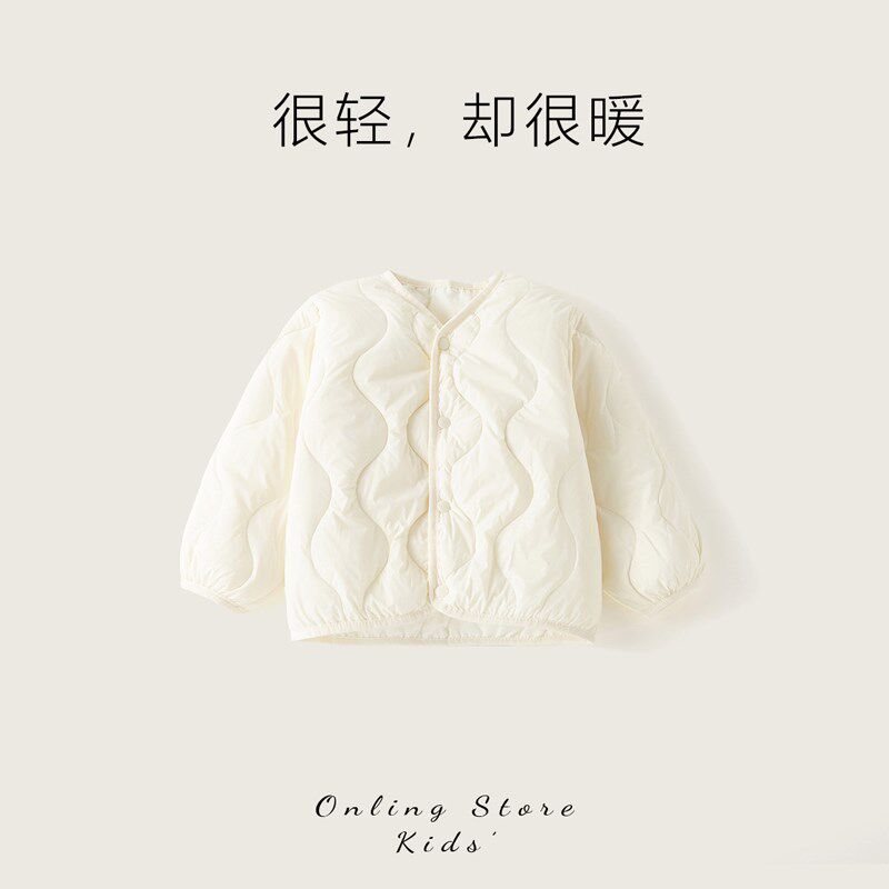 秋冬装儿童羽绒内胆轻薄男童冬季女童宝宝服保暖外套校服神器小孩