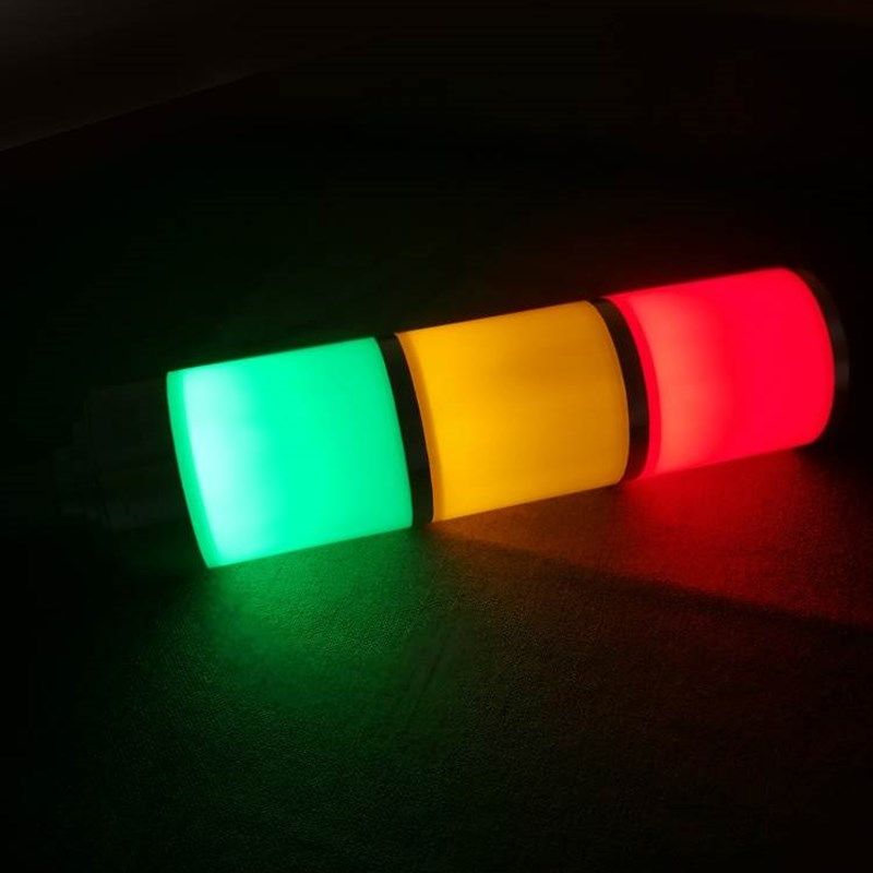 九家机床三色灯ledo报警指示灯信号灯蜂鸣红黄绿双色多层警示灯24