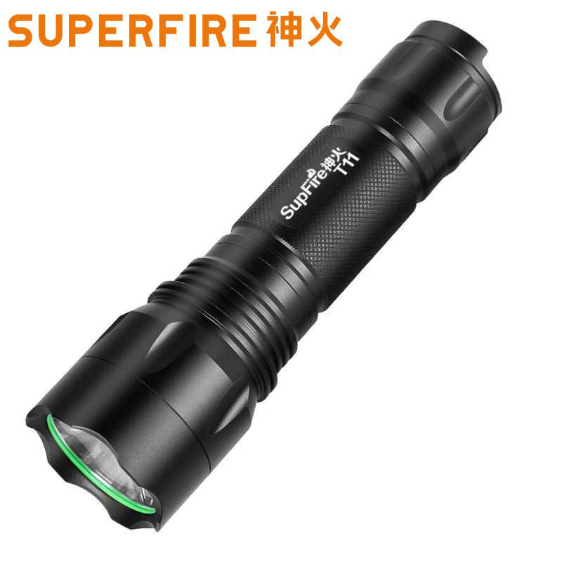新品SupFire神火T11强光手电筒26650超亮LED可充电式户外T6L2远射