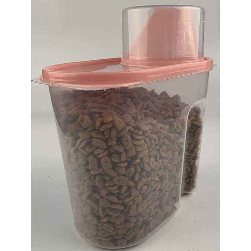 刺猬粮储存罐仓鼠食物桶兔粮猫粮粮食宠物用品饲料防潮密封1斤装