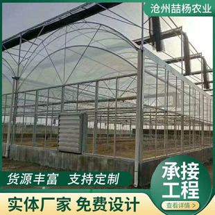 农业种植双拱双模温室大棚 连栋保温大棚 连栋温室运费以实际为准