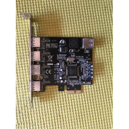 议价议价议价正品西霸台式机PCI-E4口USB2.0扩展卡PCI-E转USB2.0