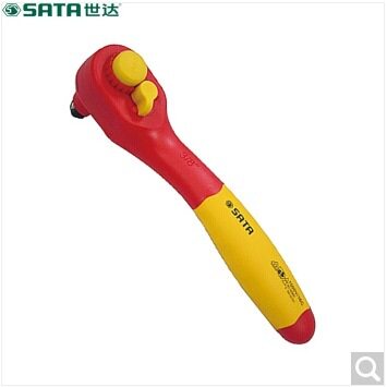 世达工具1000V耐高压棘轮扳手电动汽车绝缘扳手中大飞12983 12982图片