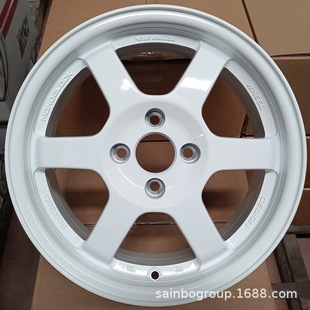 旋压 盛博汽车改装 F66DX019 高亮黑 铝合金轮毂轮圈 15寸