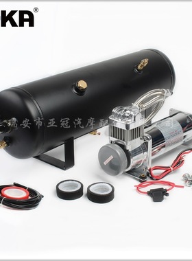 DHKA亚冠-AS192现货 喇叭改装气泵170-200PSI 12L 3GAL空气压缩机