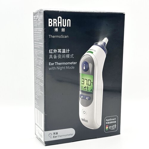 原装正品●国行版博朗IRT6525耳温枪儿童耳温计红外电子体温计