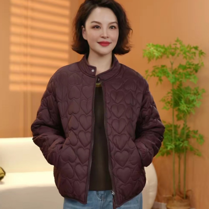 加绒加厚外套女两面穿棉衣