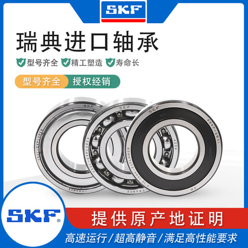 进口SKF轴承大全高速6007 6008 6009 6010 6011 6012 6013-2Z/RS1