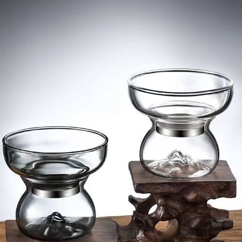 玻璃茶漏黛米耐热玻璃茶漏